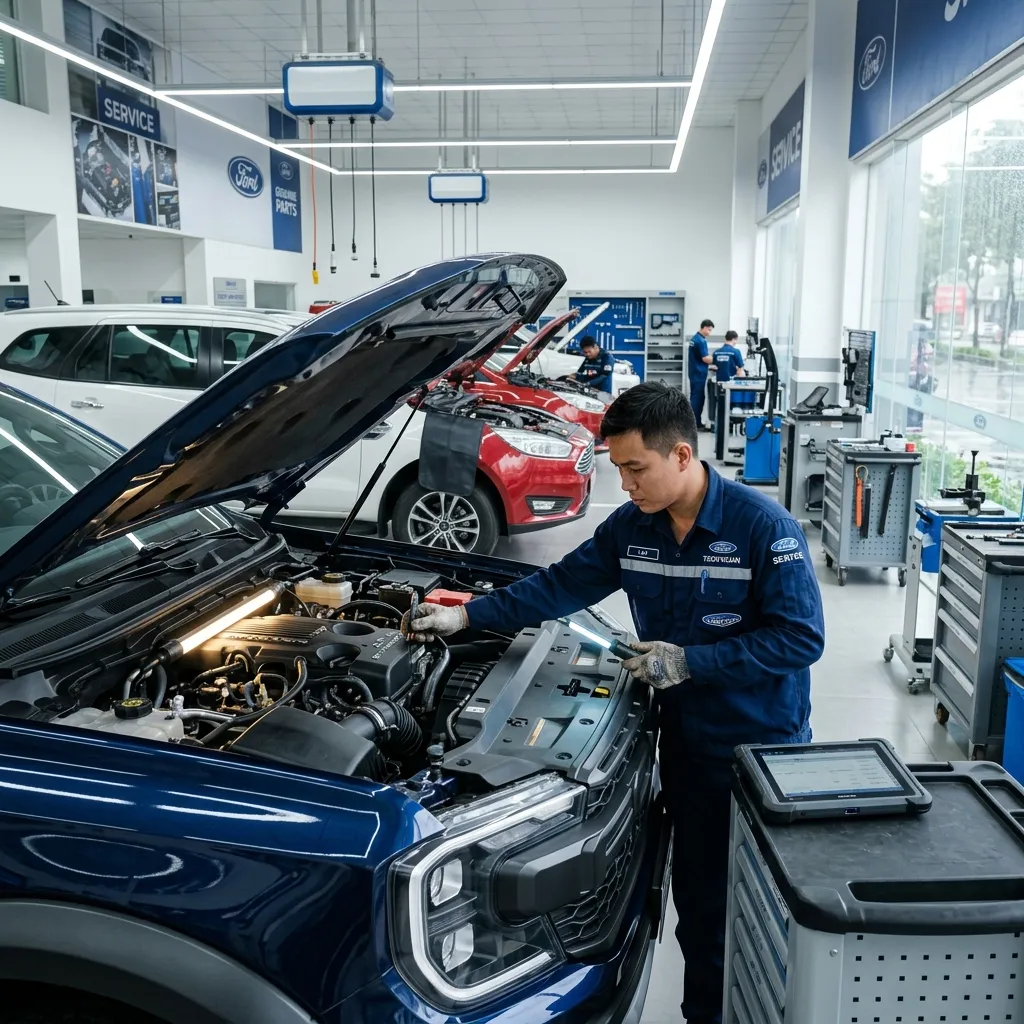 các lỗi thường gặp của Ford Ranger và cách xử lý